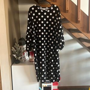 Polka dot bubble dress